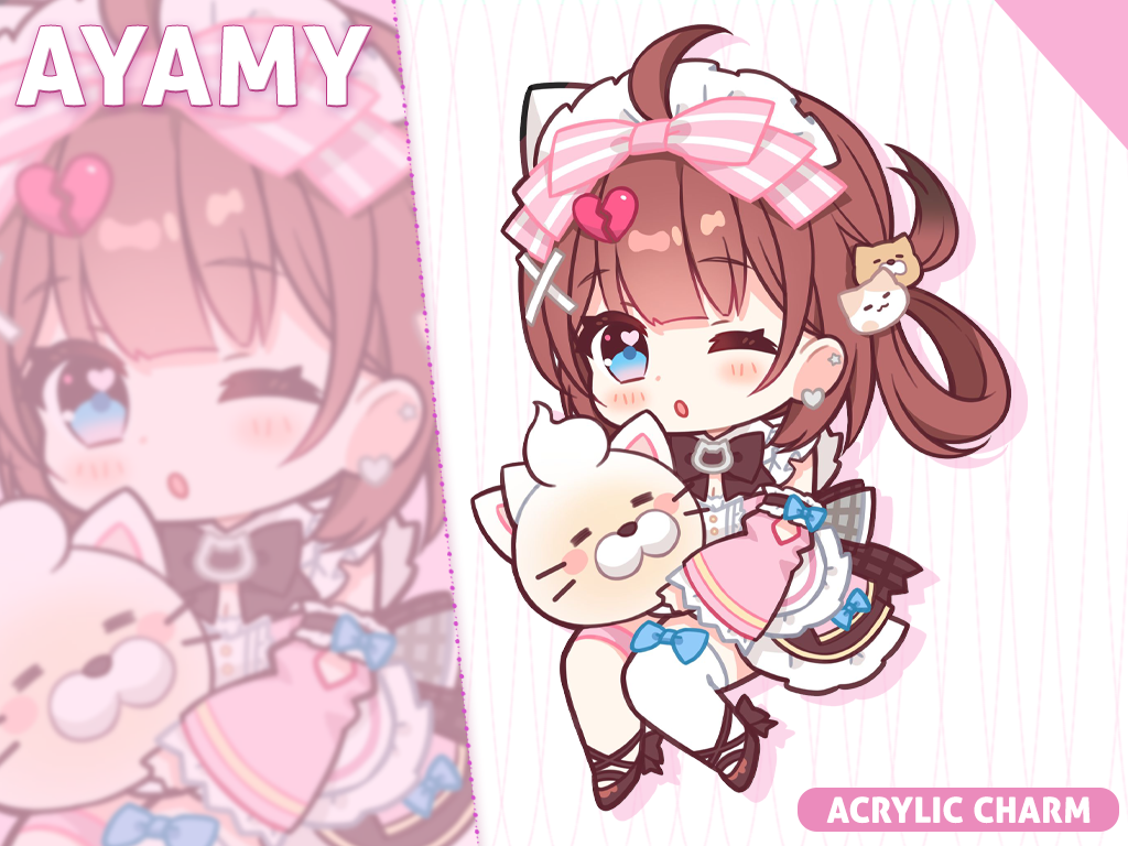 [Preorder] Ayamy acrylic charm - mascot hug