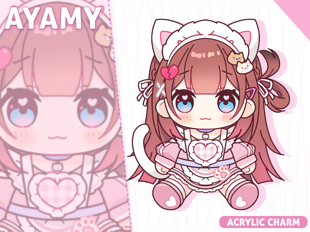 [Preorder] Ayamy acrylic charm - heart uniform