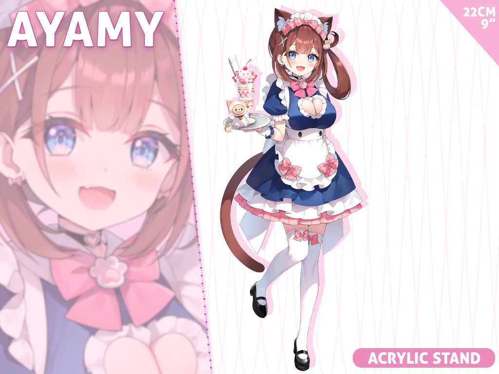 [Preorder] 222mm Ayamy acrylic standee (maid blue)