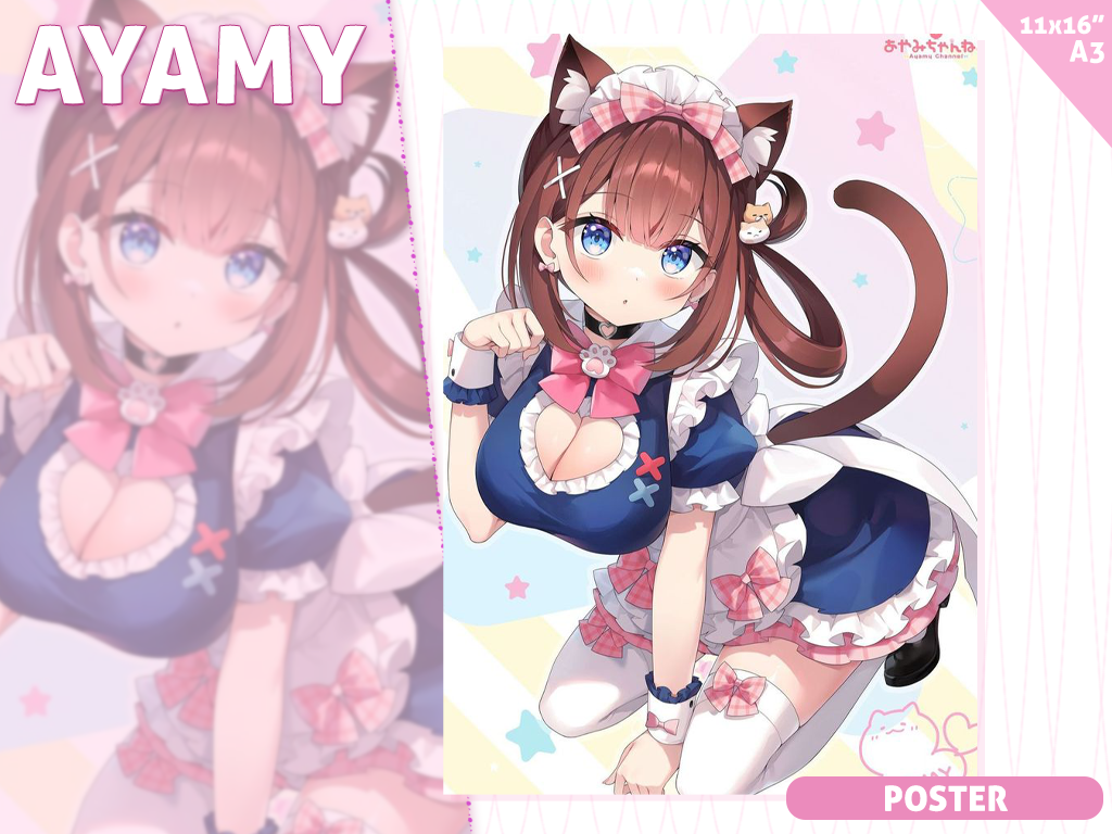 [Preorder] A3 poster Ayamy Nekomimi maid