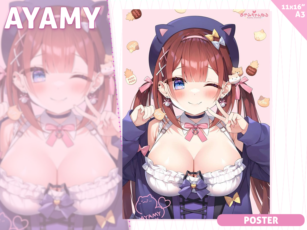 [Preorder] A3 poster Ayamy wink