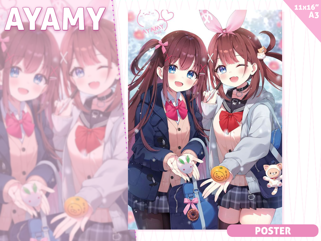 [Preorder] A3 poster Ayamy & Sana