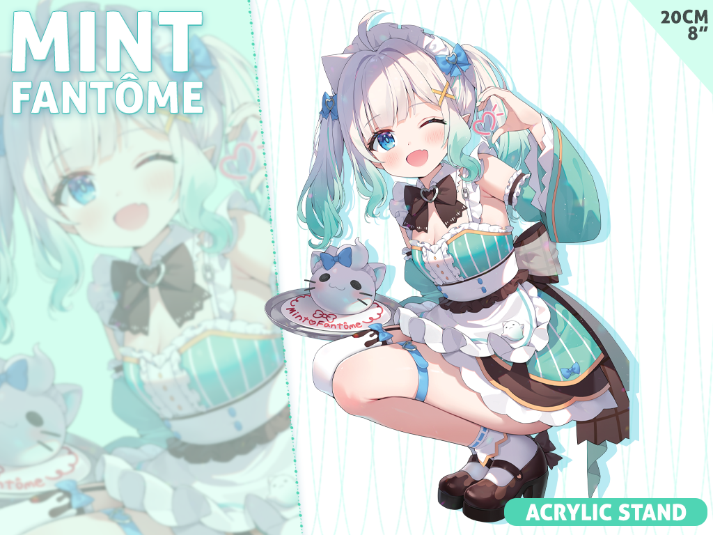 [Preorder] Mint Loves You - acrylic stand crouching