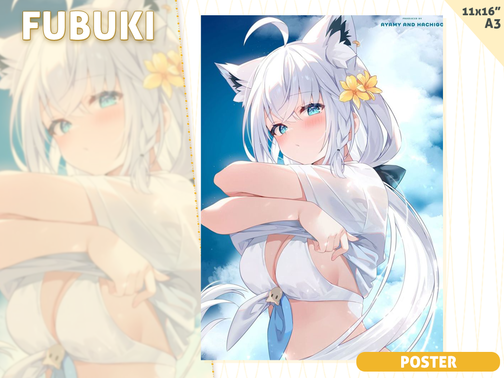 [Preorder] A3 poster Fubuki MIZUGI