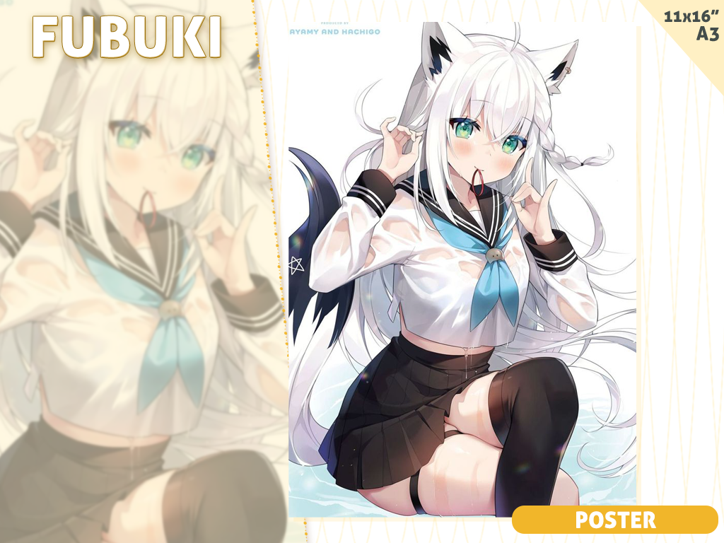 [Preorder]  A3 poster Fubuki school Uniform