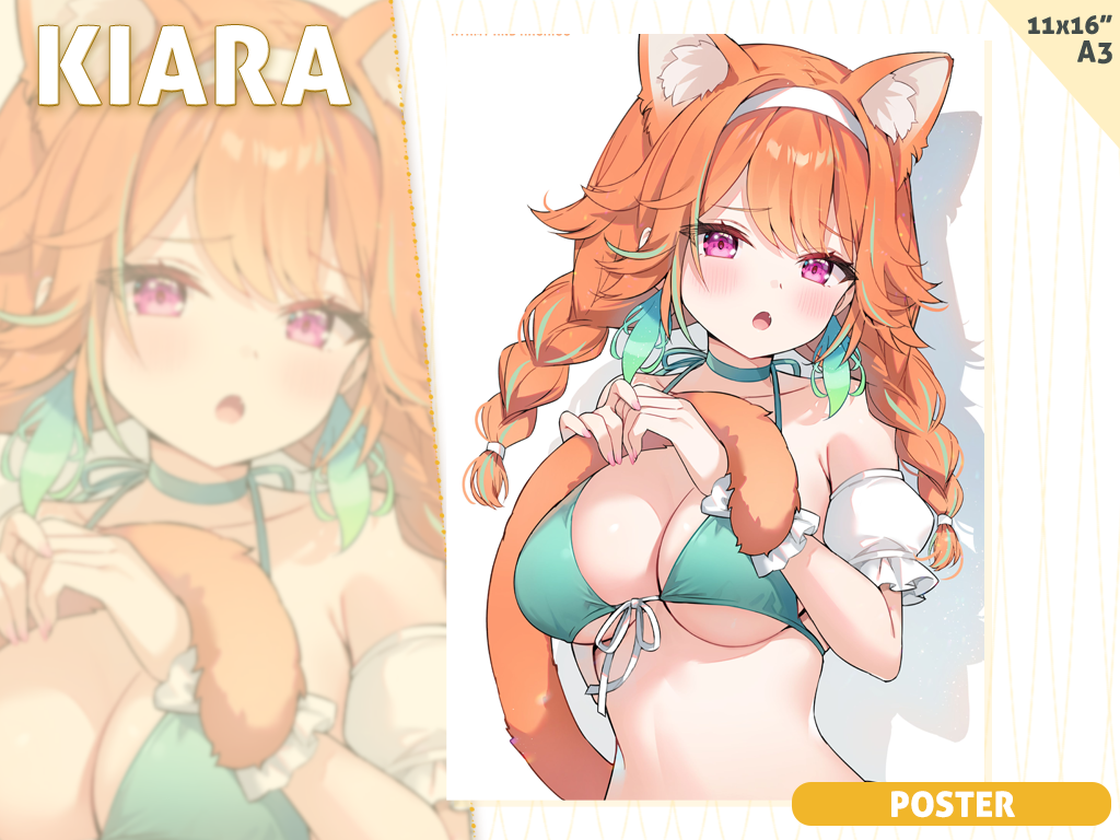 [Preorder] A3 poster Kiara MIMI MIZUGI