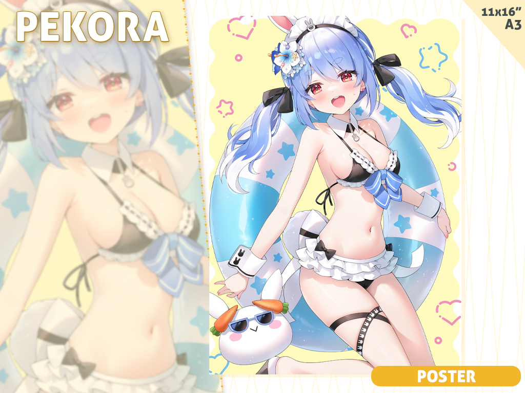 [Preorder]  A3 poster Pekora MIZUGI MAID