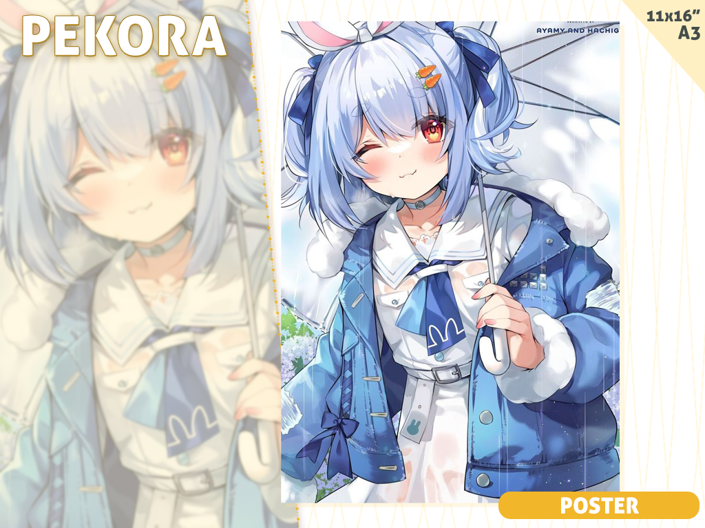 [Preorder]  A3 poster Pekora MURESUKE