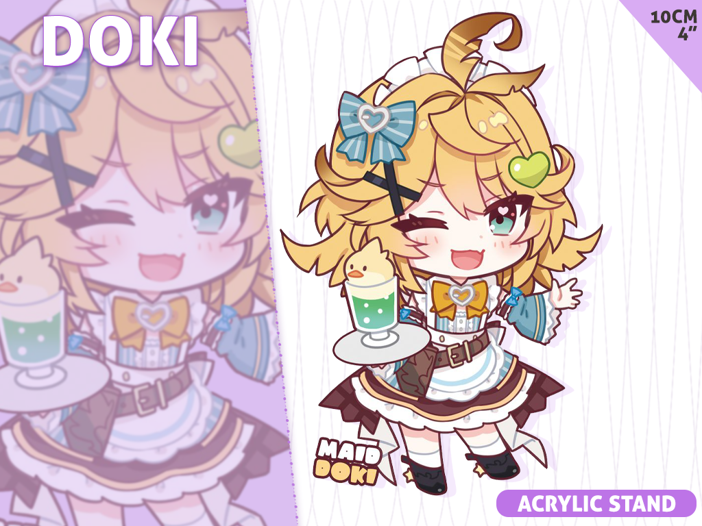 [Preorder] Doki acrylic figure - Maid uniform