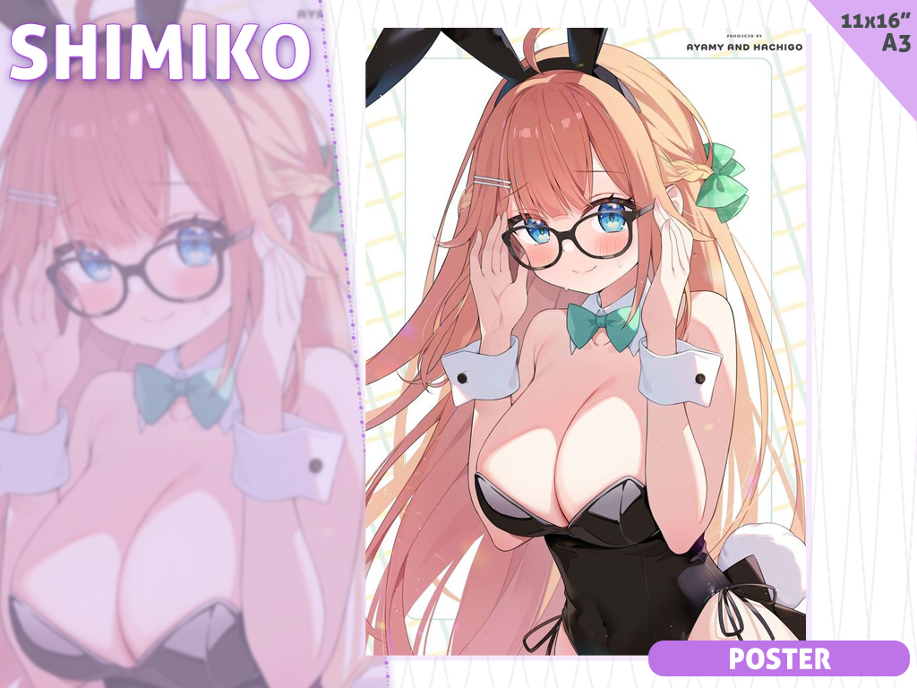[Preorder] A3 poster Shimiko